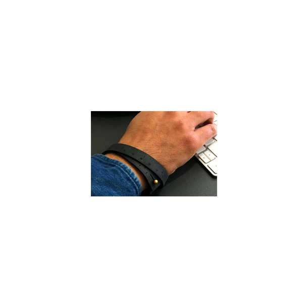 WRIST RULER - Armbnd/Mlbnd - Svart